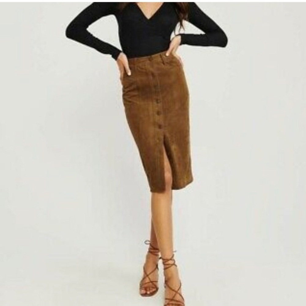 Abercrombie Suede Skirt size 24 (00)